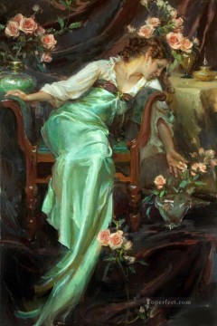 Women Painting - Pretty Lady DFG 30 Impressionist